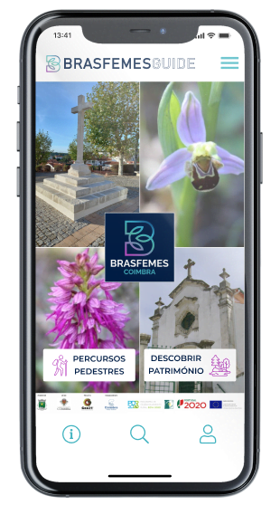 Ecrã home da App Brasfemes Guide