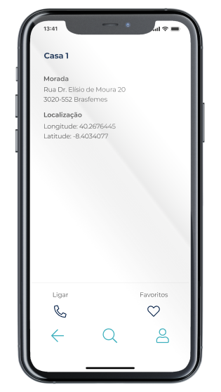 Ecrã Sugestões onde ficar da App Brasfemes Guide