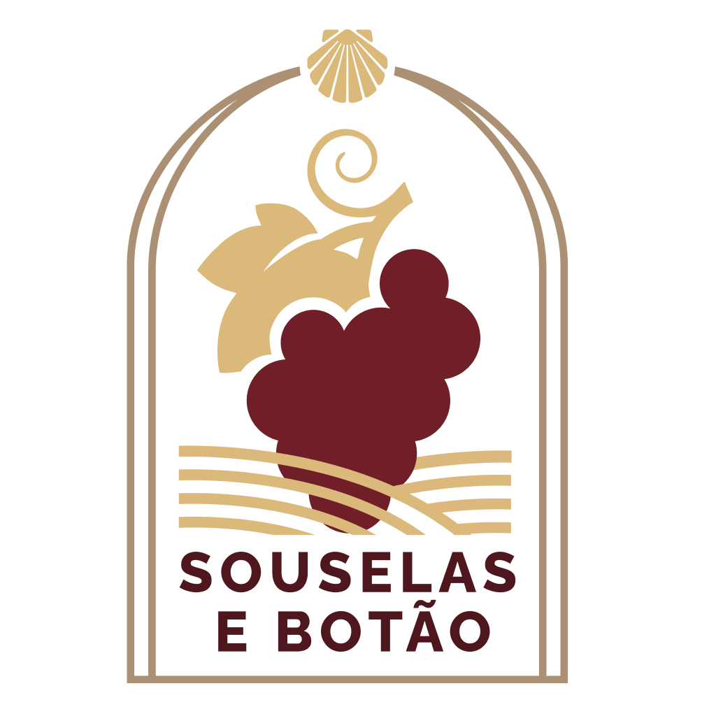 Logótipo da App Descobrir Souselas e Botão